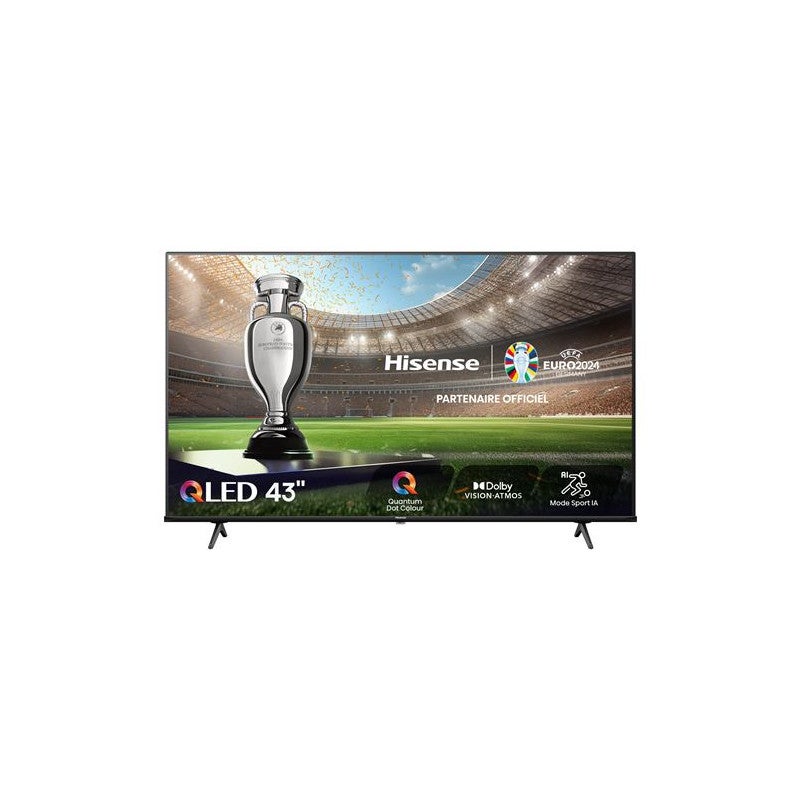 Hisense Smart TV 43 Pollici 4K Ultra HD Display LED Sistema Vidaa DVBT2 Classe A6 Series Colore Nero 43a69n P 413340