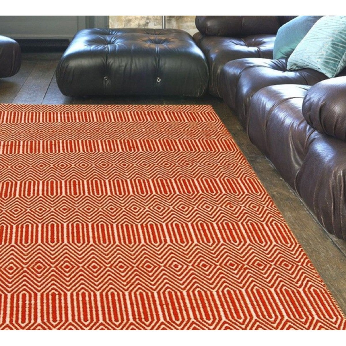 Tapis Laine et Coton tissé main style berbère SILWAN 200x300 cm - 2