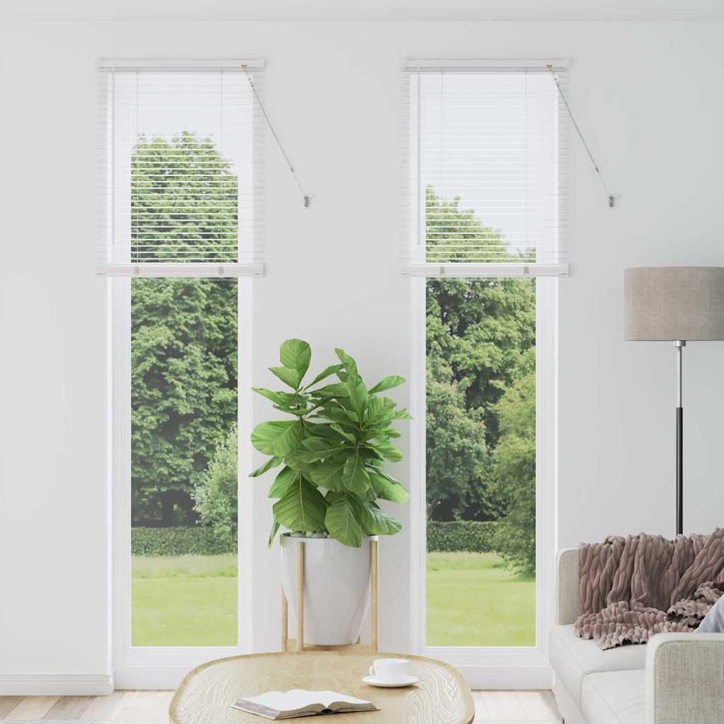 Żaluzje weneckie Biały 220 x 60 cm Aluminium vidaXL