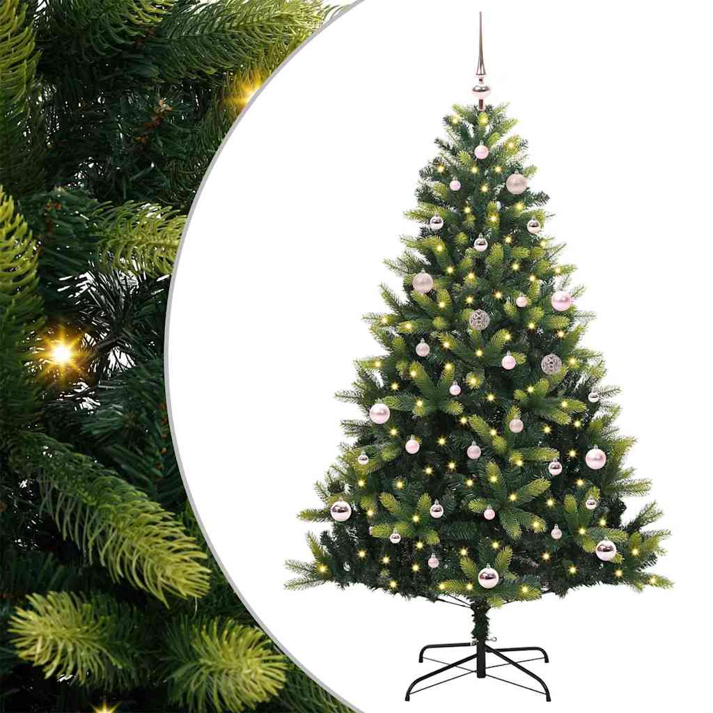 Sztuczna skandynawska choinka z zawiasami 150 LED 150 cm