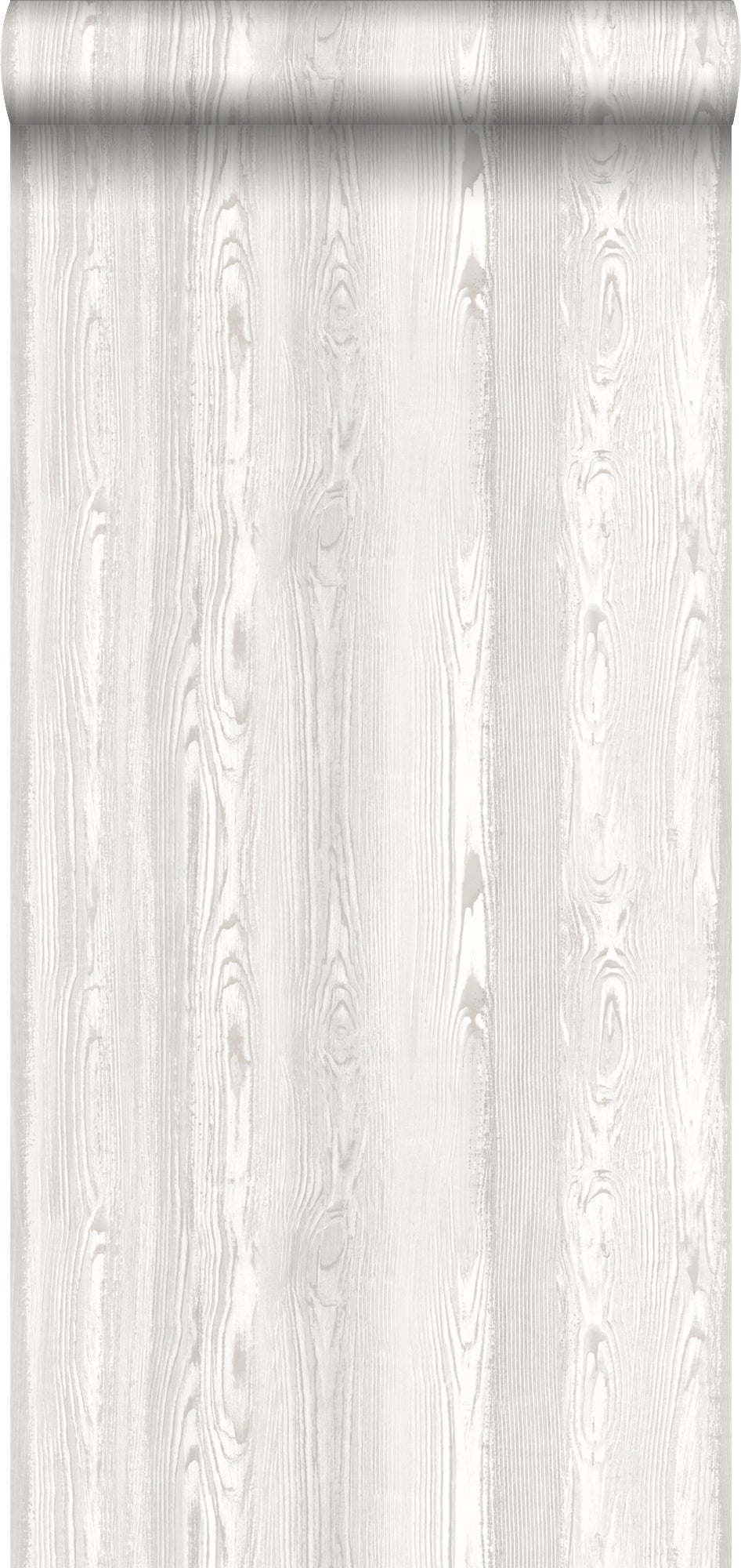 Tapeta motyw drewna białym,szarymIbeżowym - 53 cm x 10.05 m - ESTAHOME