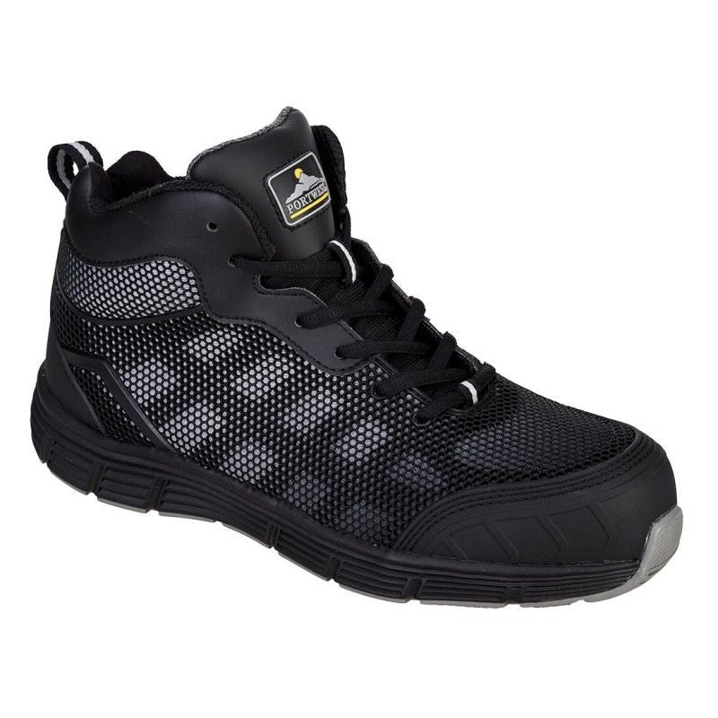 Chaussures De Sécurité Portwest FC01 ESD S1 - Noir, Taille 42, Semelle Antidérapante SRC, Légères