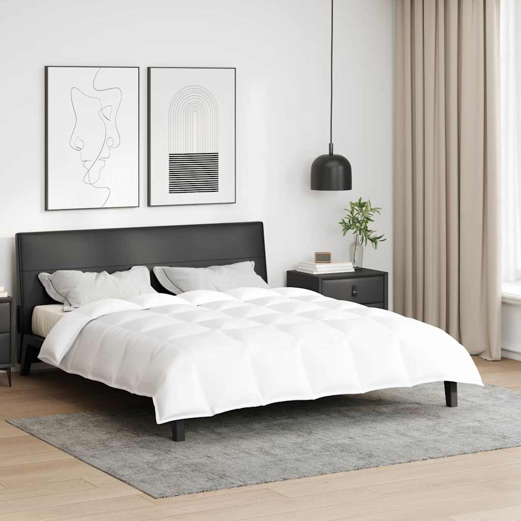 Kołdra 2-w-1 Biały 200 x 200 cm Pióra vidaXL