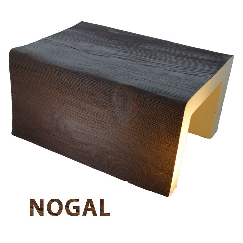 Decoracion Poliuretano  Viga De Imitación Madera Color Nogal 22,5X17.5x300 Cm Fabricada En Poliuretano , Leroy Merlin