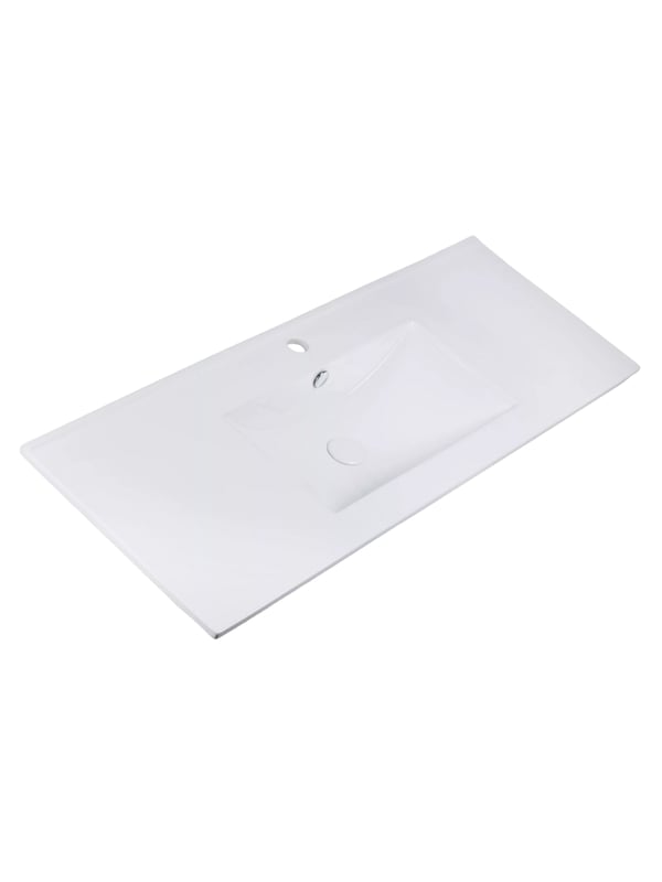 Umywalka meblowa Uptrend NEVA 120 biały połysk, z otworem na baterię oraz przelewem 1 szt.