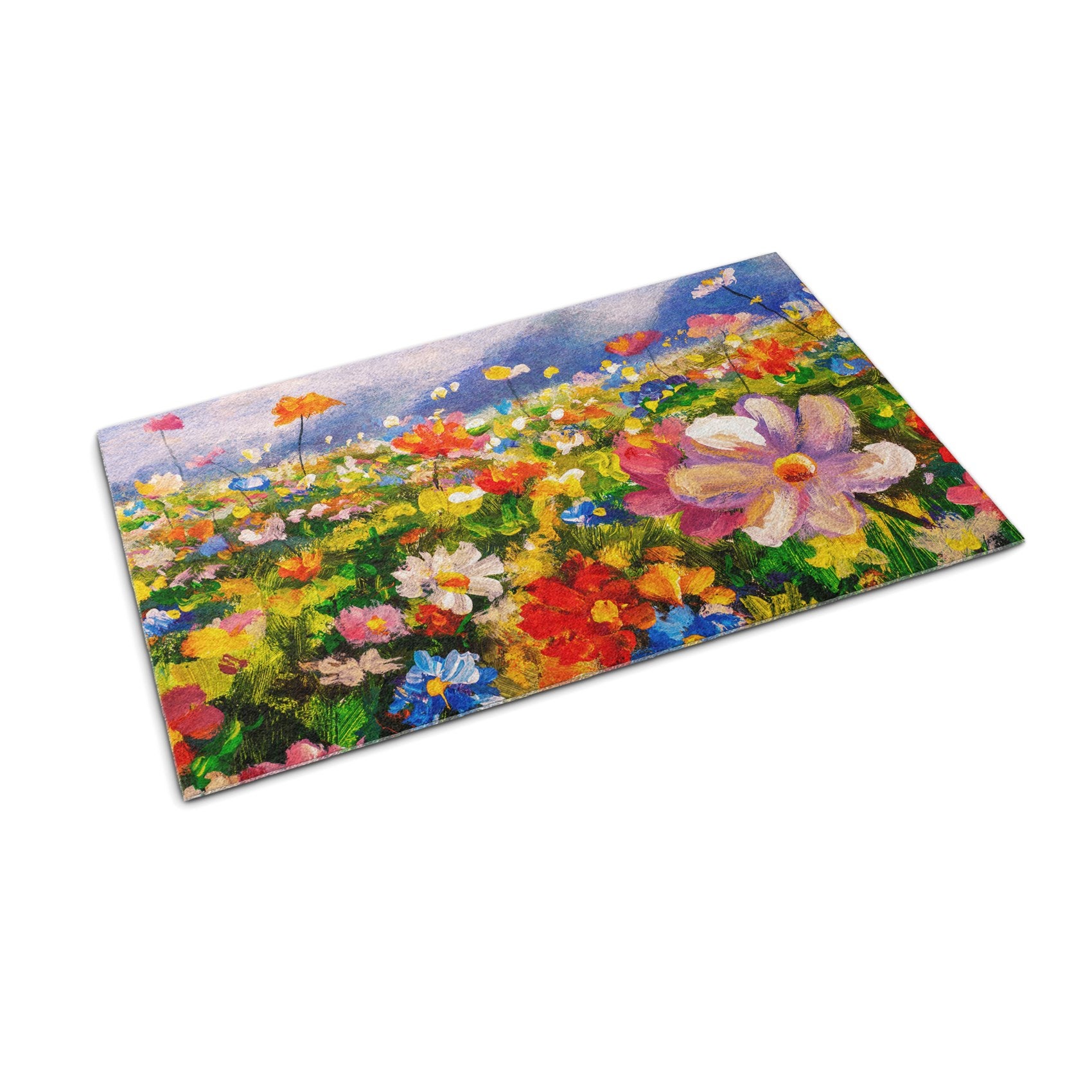 Wycieraczka zewnętrzna pod drzwi wejściowe 150x100 cm- Tulup - Łąka kwiatowa