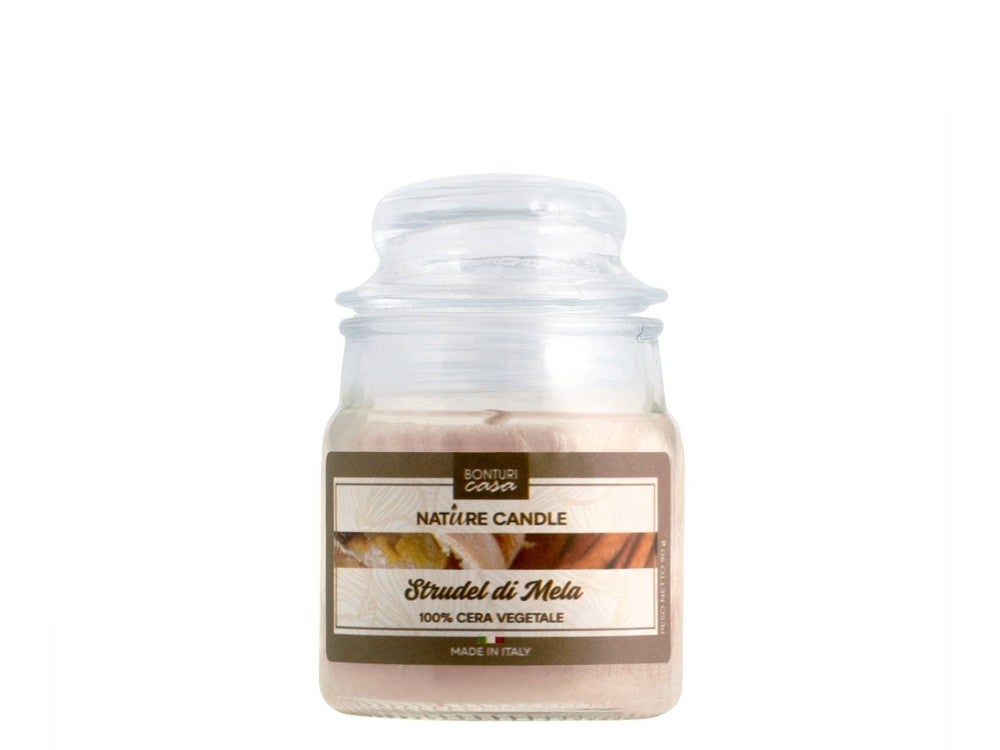 Candela Profumata Bonturi Casa Nature Candle - Lune Bleue, 100% Cera Vegetale, 380 Gr, Made In Italy