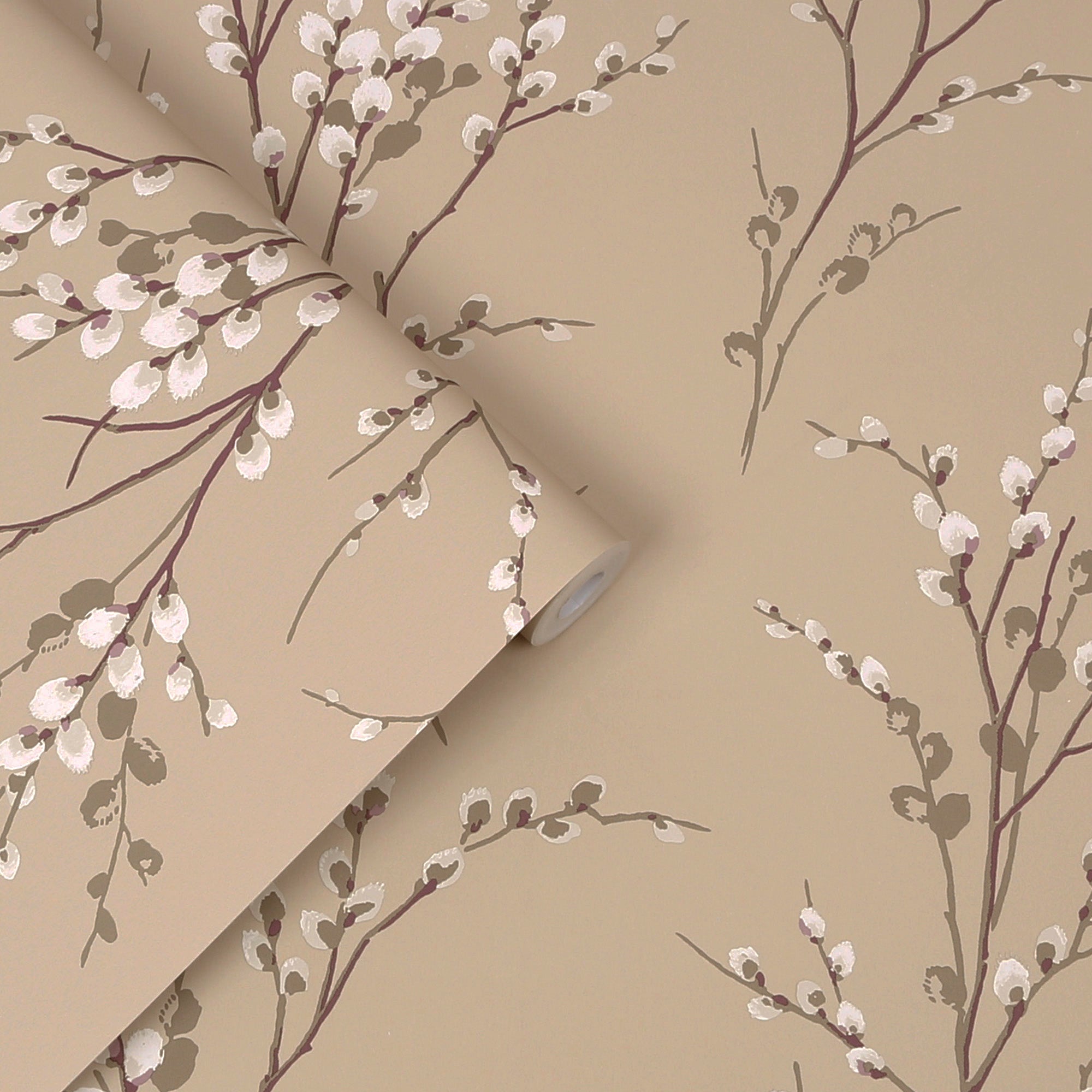 Laura Ashley Tapeta filzelinowa WILLOW 10 m x 52 cm