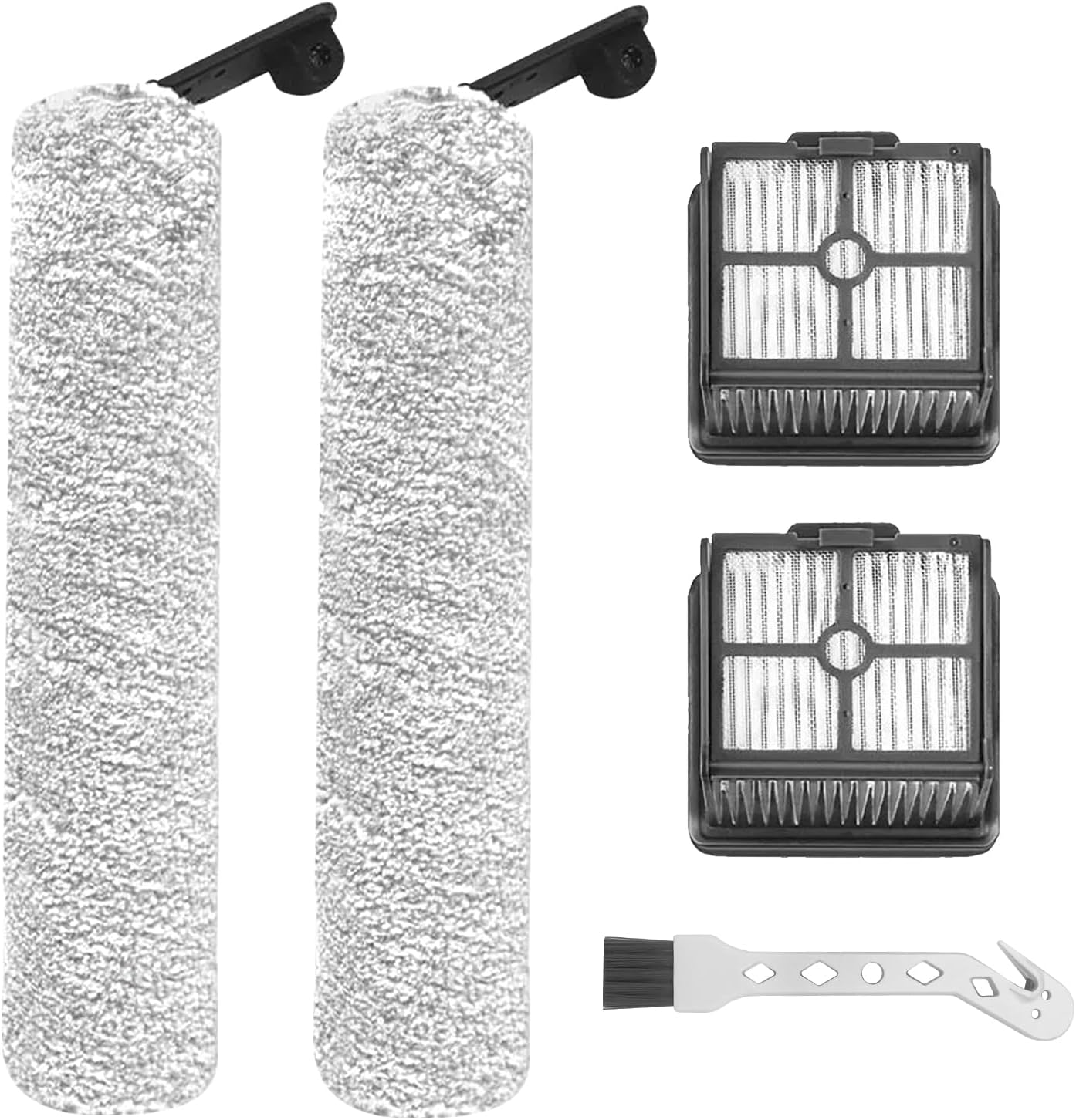 Zestaw części zamiennych: rolka + filtr HEPA Dreame H11/H12/M12 - 2 rolki + 2 filtry + 1 szczotka do czyszczenia (nie kompatybilny z H12 Core)