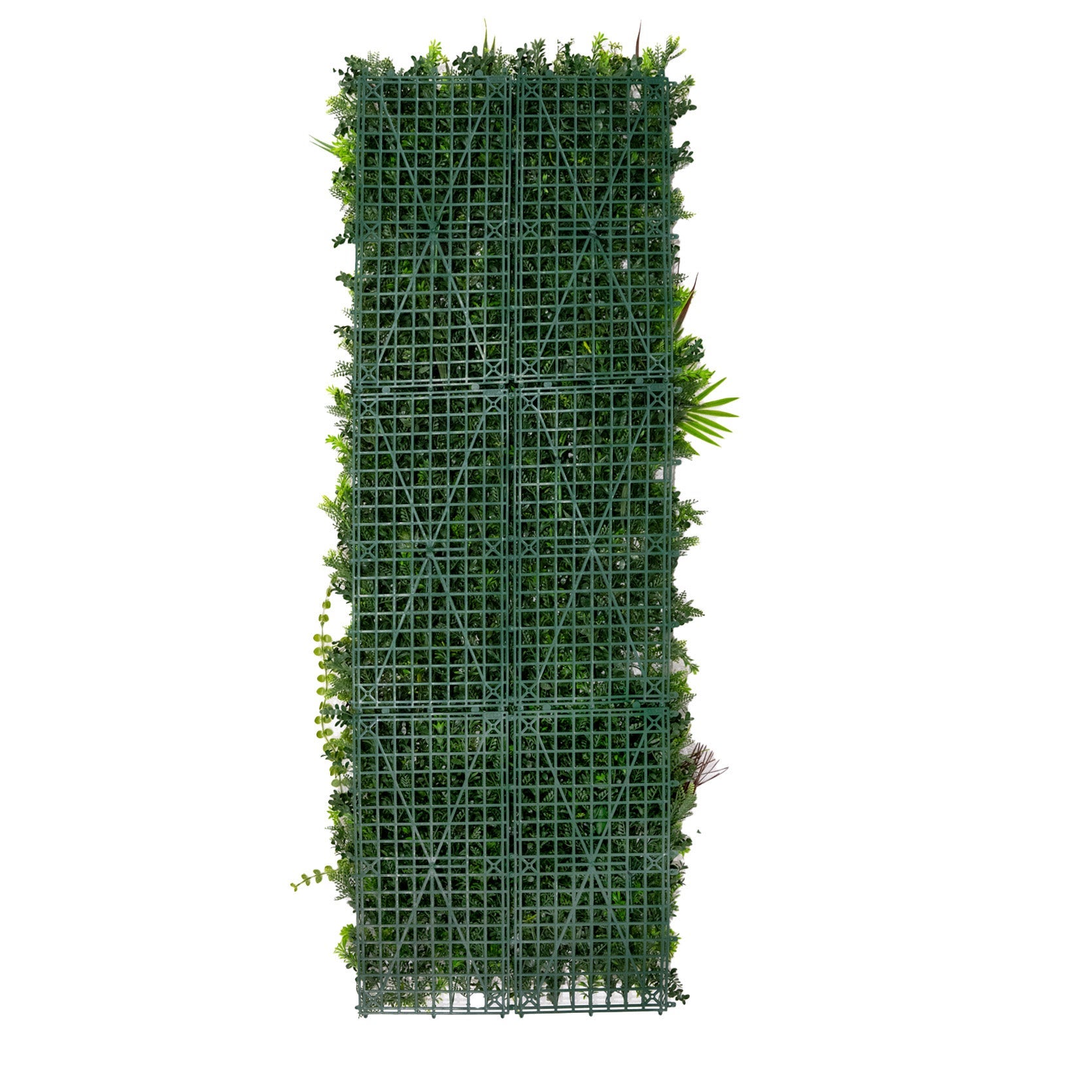 Panneau Mural Végétal Artificiel 50cm x 150 cm Alina Feuillage Fleur Verdure Carreau Intérieur Extérieur Résistant Aux - 8