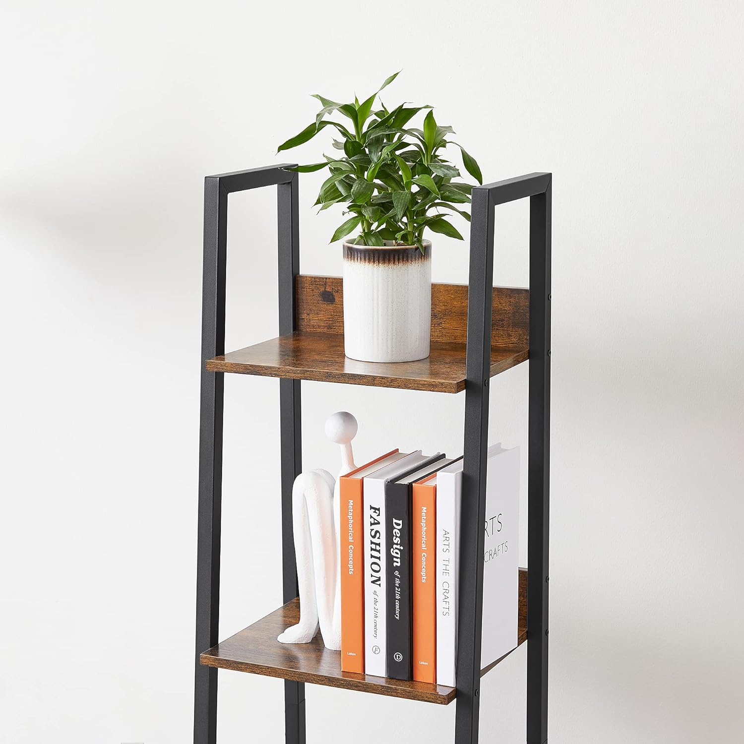 VASAGLE Étagère échelle, Bibliothèque à 5 Niveaux, Meuble de Rangement sur Pied, Facile à Assembler, Style Industriel - 3