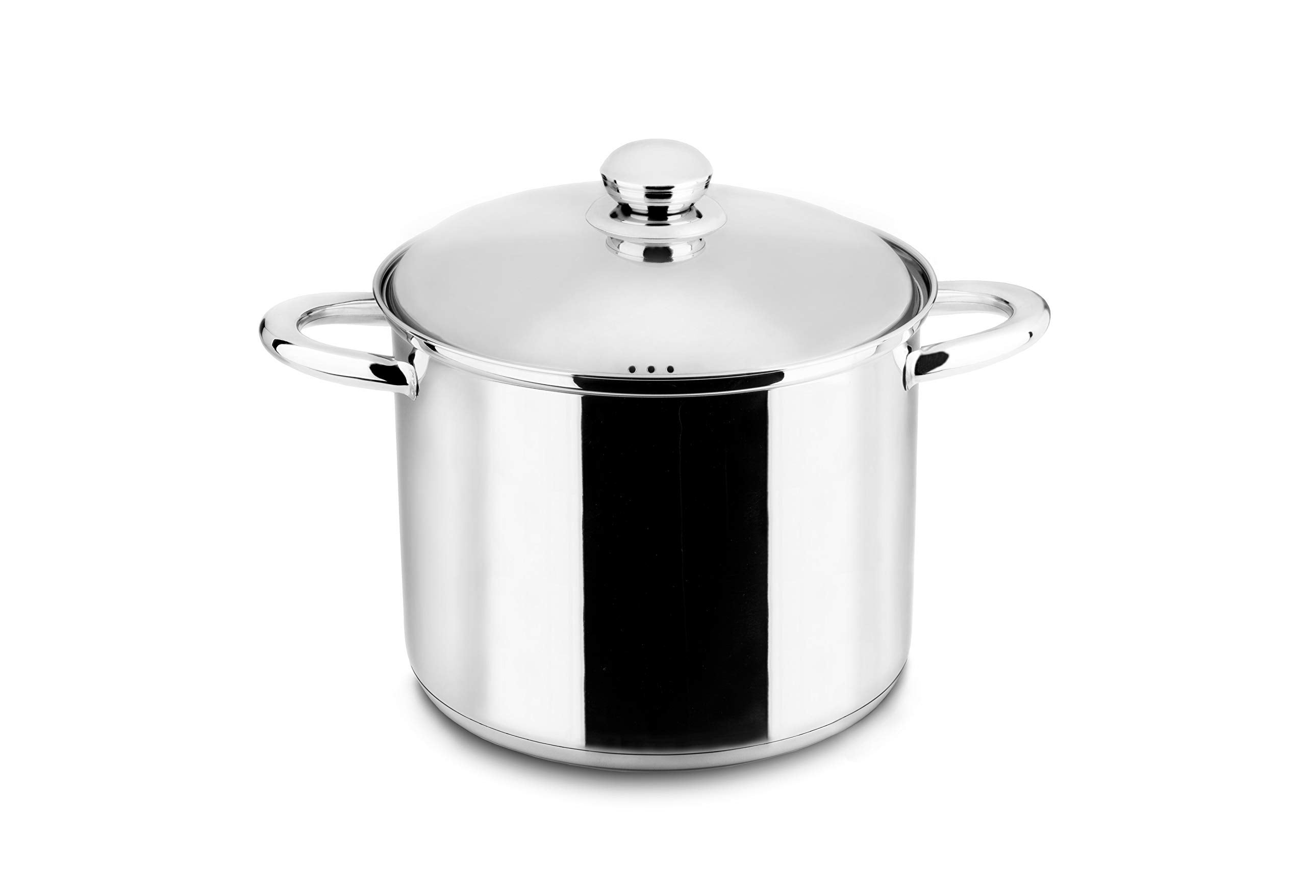 Pentola alta acciaio inox AISI 304 - Diametro mm 300 - Altezza mm 300