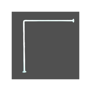 Profilo angolare simmetrico STANDERS in alluminio L 2.6 m x 2.35 cm