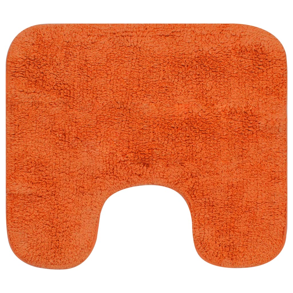 CAPRICIO Tapis De Bain 60x90cm Orange - Doux, Antidérapant Et Séchage Rapide Pour Un Confort Quotidien