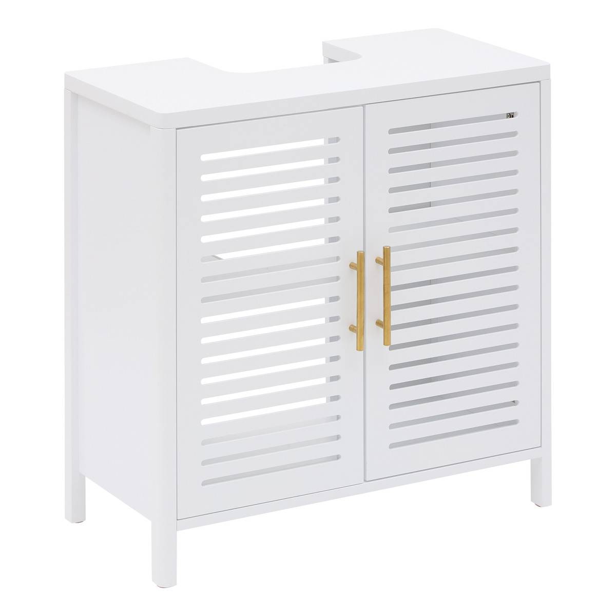 5Five Simply Smart Mueble Bajo Lavabo Orea Cuadrado, 35 X 70 Cm, 2 Puertas, 5Five Blanco , Leroy Merlin