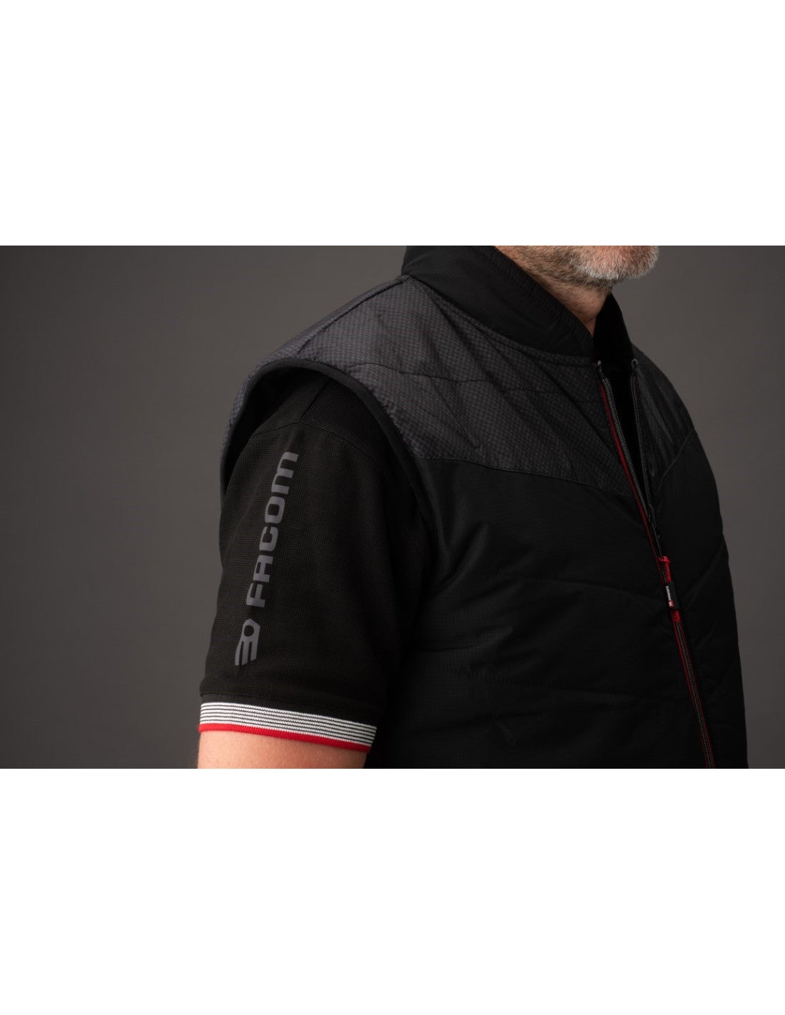 Bodywarmer Facom réversible FLAG Noir XXL - 4