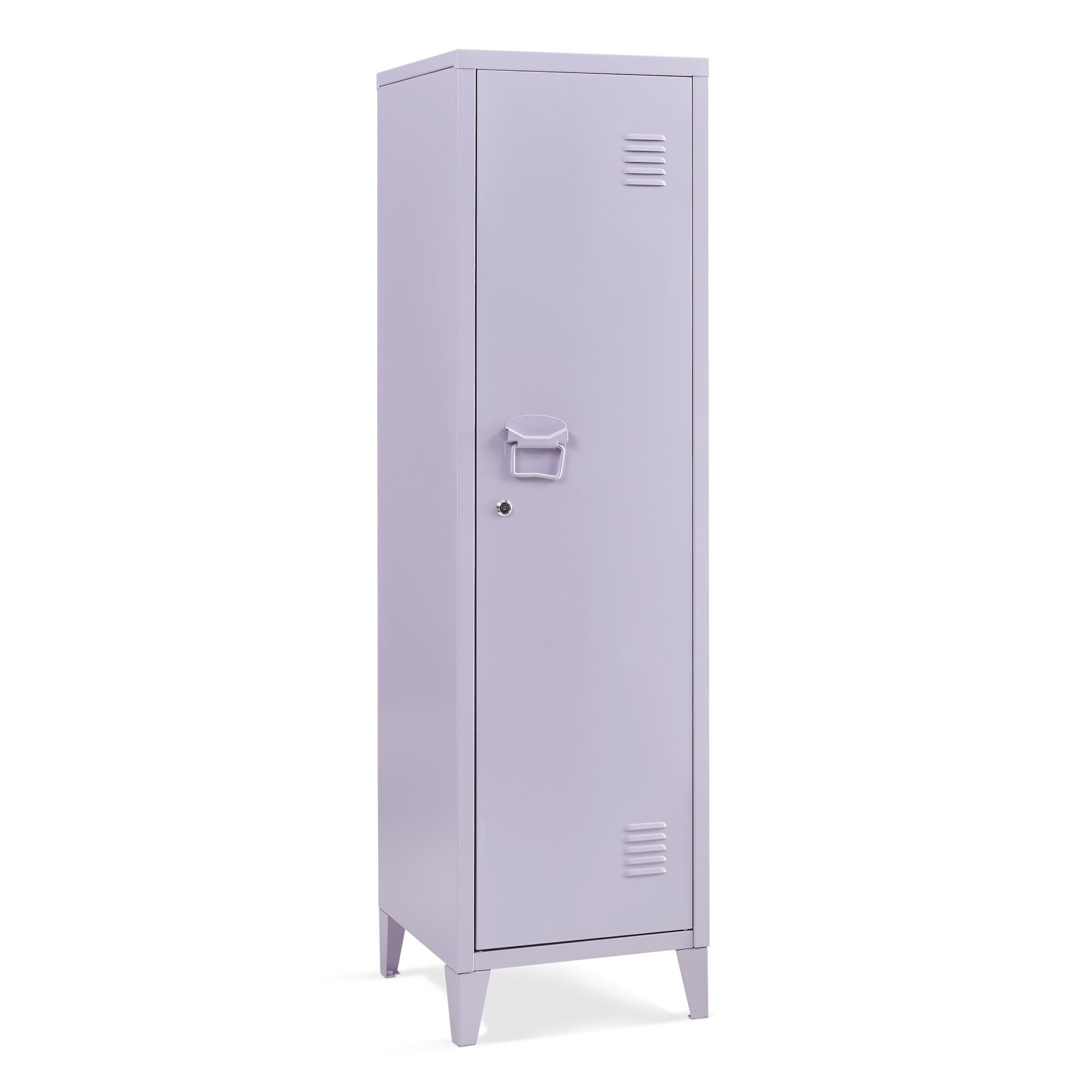Armoire à Casier Kurikka Métallique Vérouillable 137 X 38 X 38 Cm Noir [en Casa