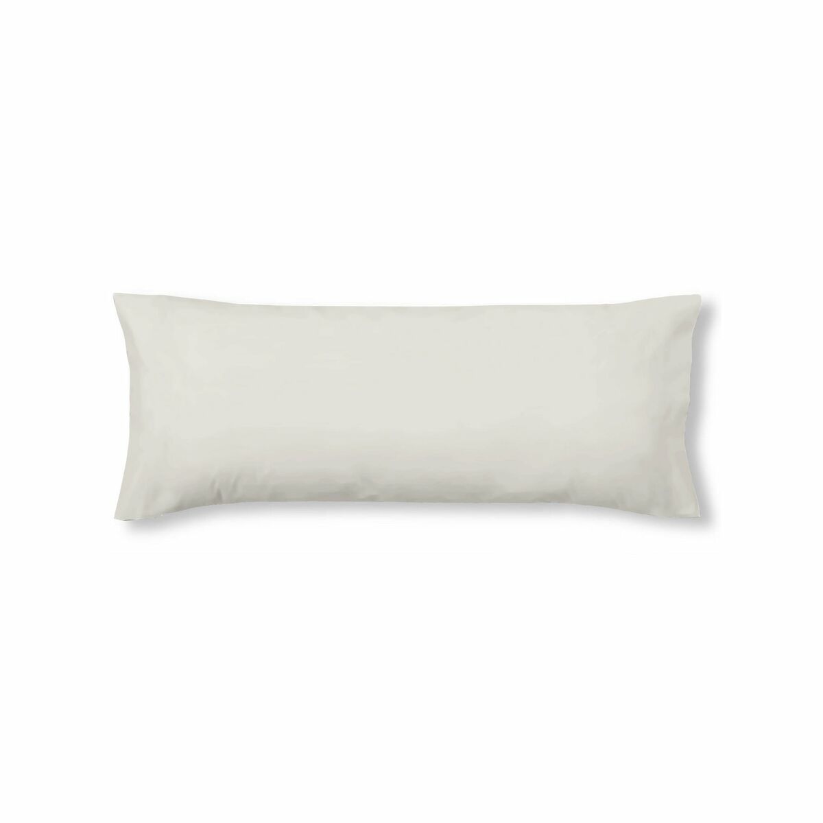 Funda de almohada decolores liso beige 45 x 125 cm algodón liso