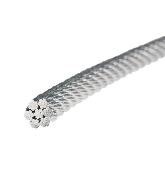 Rouleau de 100M Cable 8mm inox 316 7x7 ( 49 Fils ) inox A4 Garde Corps Rouleau de 100M Cable 8mm inox 316 7x7 ( 49 Fils ) inox A4 Garde Corps