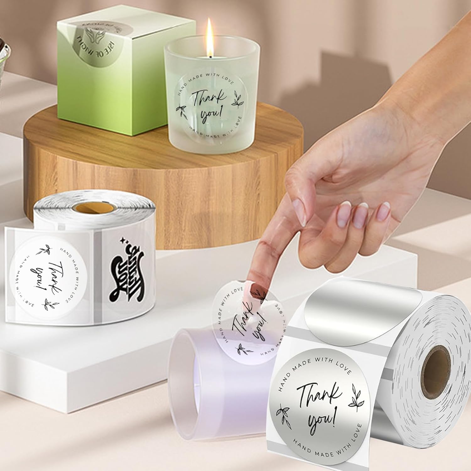 Autocollants 500 Pièces Etiquette Autocollantes Noel,Autocollants