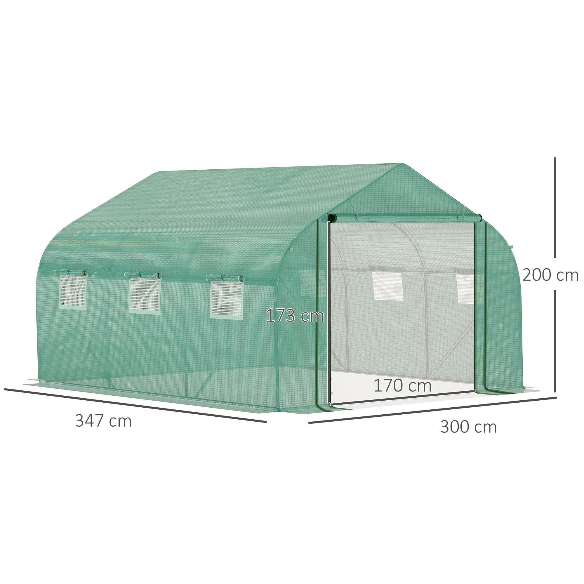 Serre de jardin Plastique Outsunny - 3