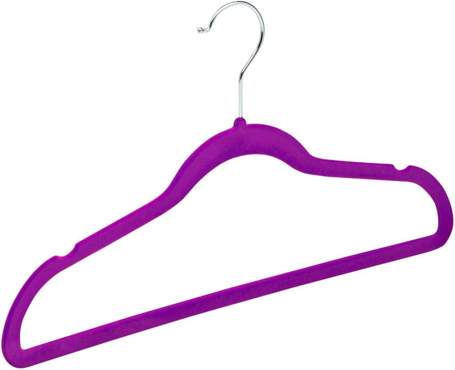 Lot de 10 cintres pour vêtements - Violet clair