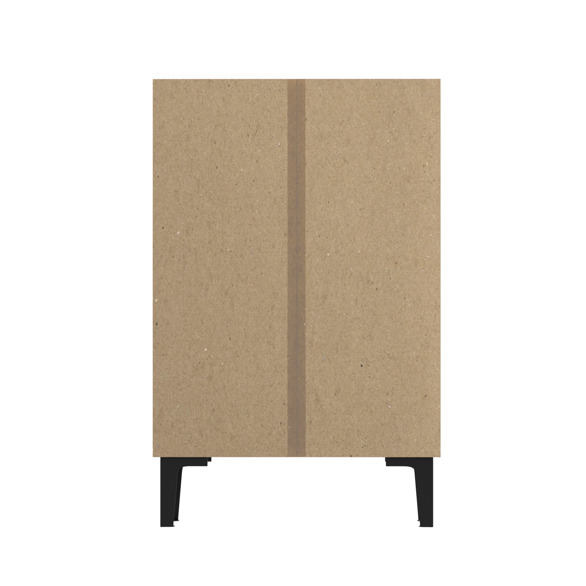 Sapateira com 2 portas e prateleiras - 60 x 34,5 x 95 cm - Aglomerado e pés em PVC - Cor madeira - 9