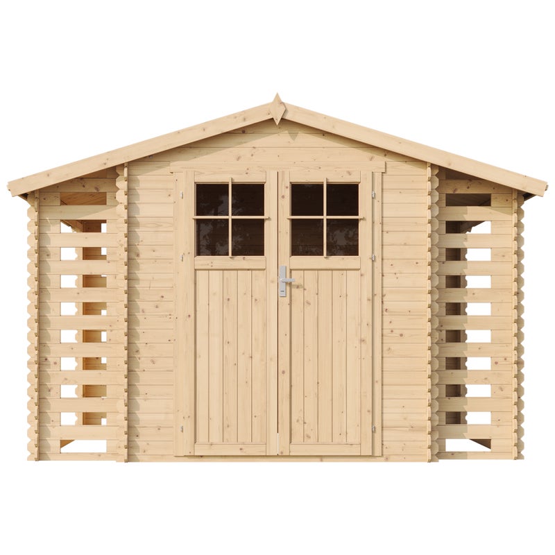 Domek Ogrodowy Drewniany - 312 x 200 cm – 5.47 m2 - Timbela M391F