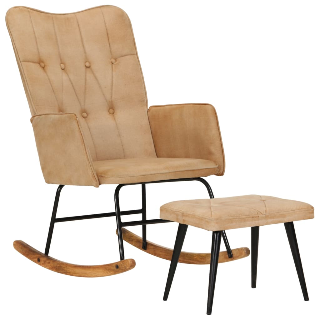 Chaise à bascule avec repose-pied Noir Velours - Fauteuil Inclinable Chaise à bascule avec repose-pied Noir Velours - Fauteuil Inclinable
