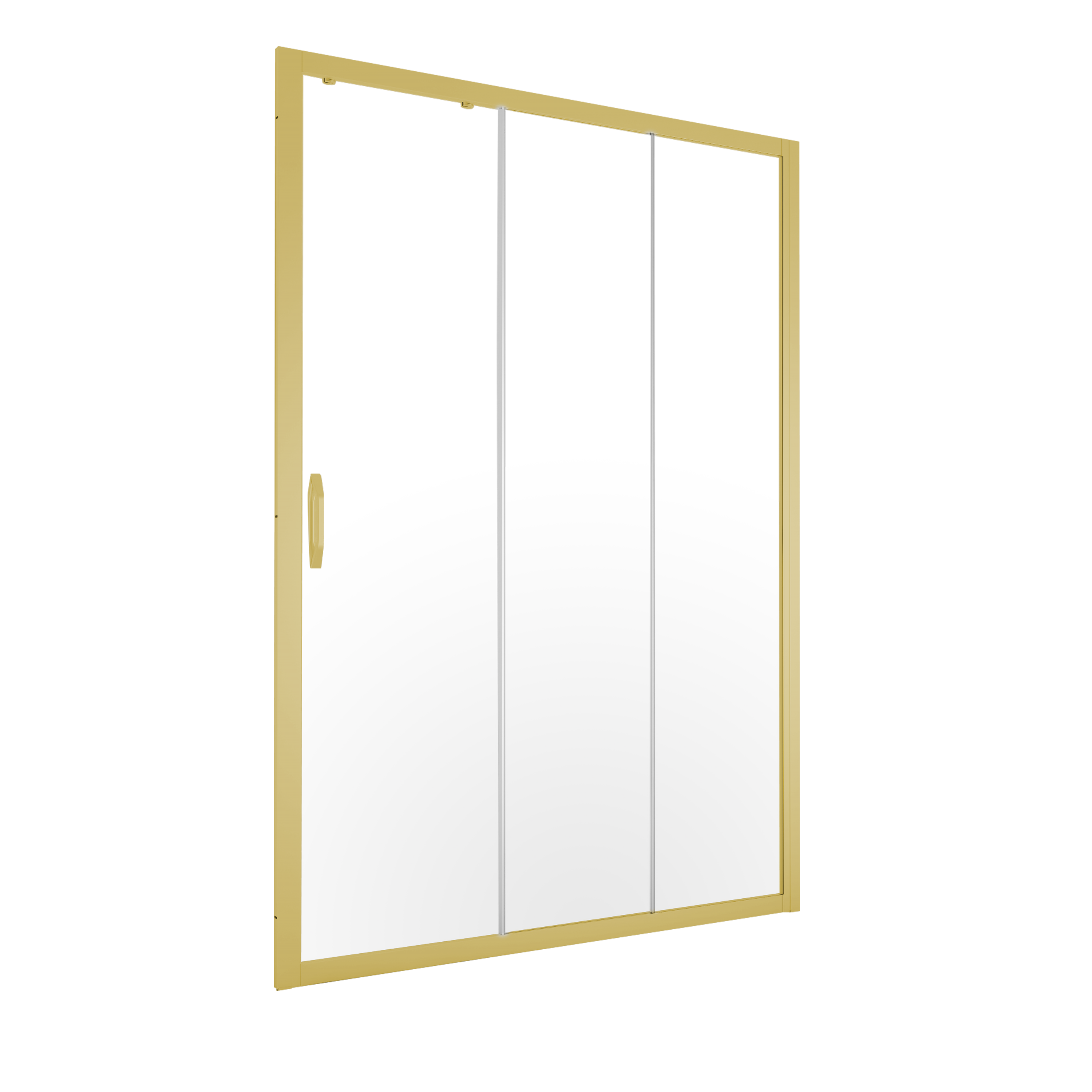 Drzwi prysznicowe Durasan regulowane FLEXI 105-140 cm wys. 200 cm złoty, szkło transparentne 8 mm 1 szt.