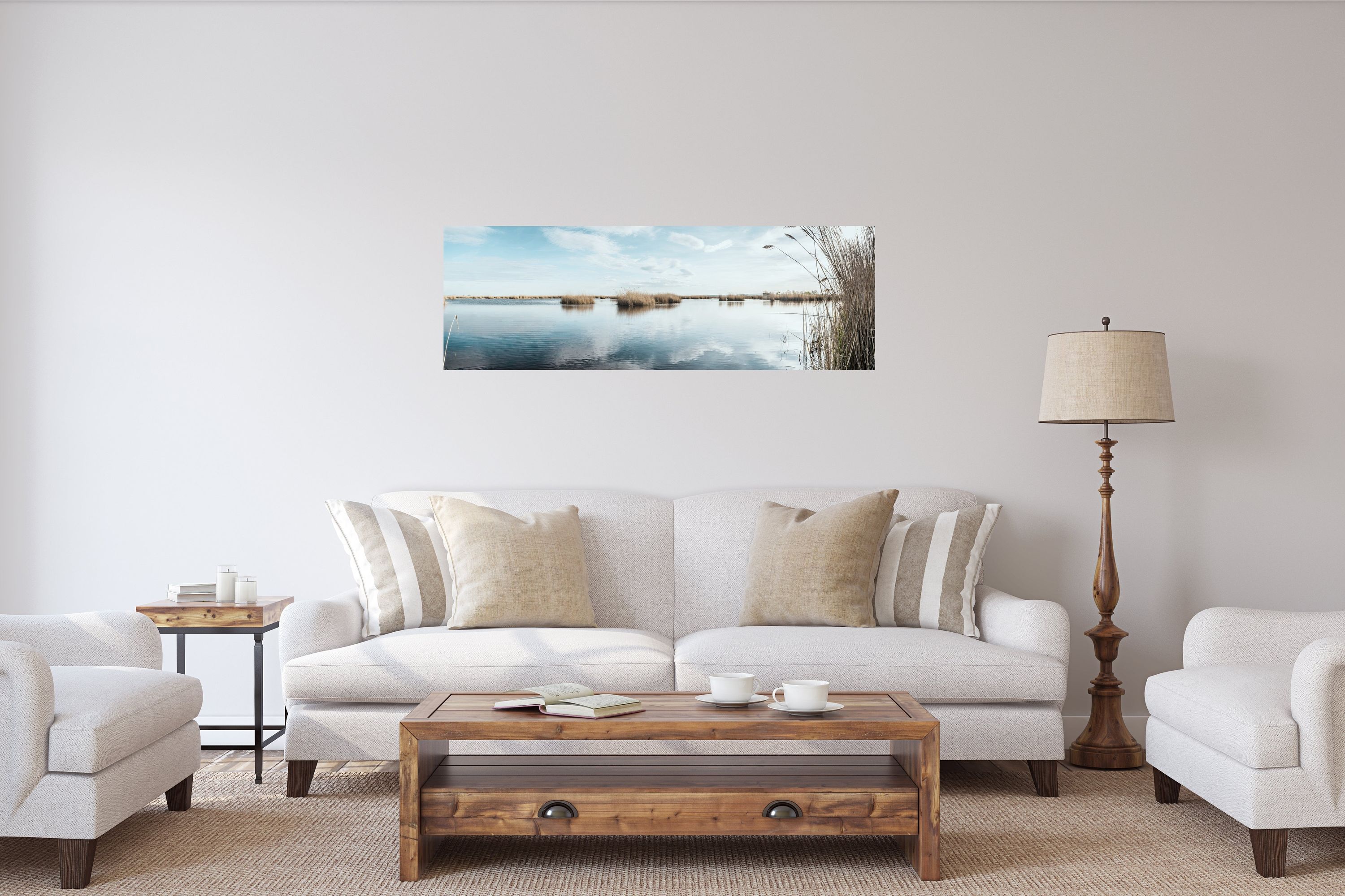 Toile imprimée Etang ARTIS l.97 x H.30 cm - 2