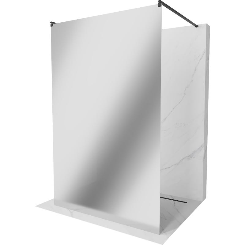 Miroir Pleine Longueur Pivotant 360° - 120x200cm Nano-Film Incassable - Roulettes Pour Yoga, Fitness, Dressing