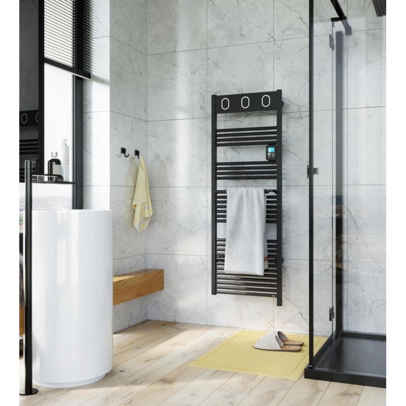 Sèche-Serviettes Électrique 750W SAUTER Marapi Vertical Anthracite - 220060 - 2