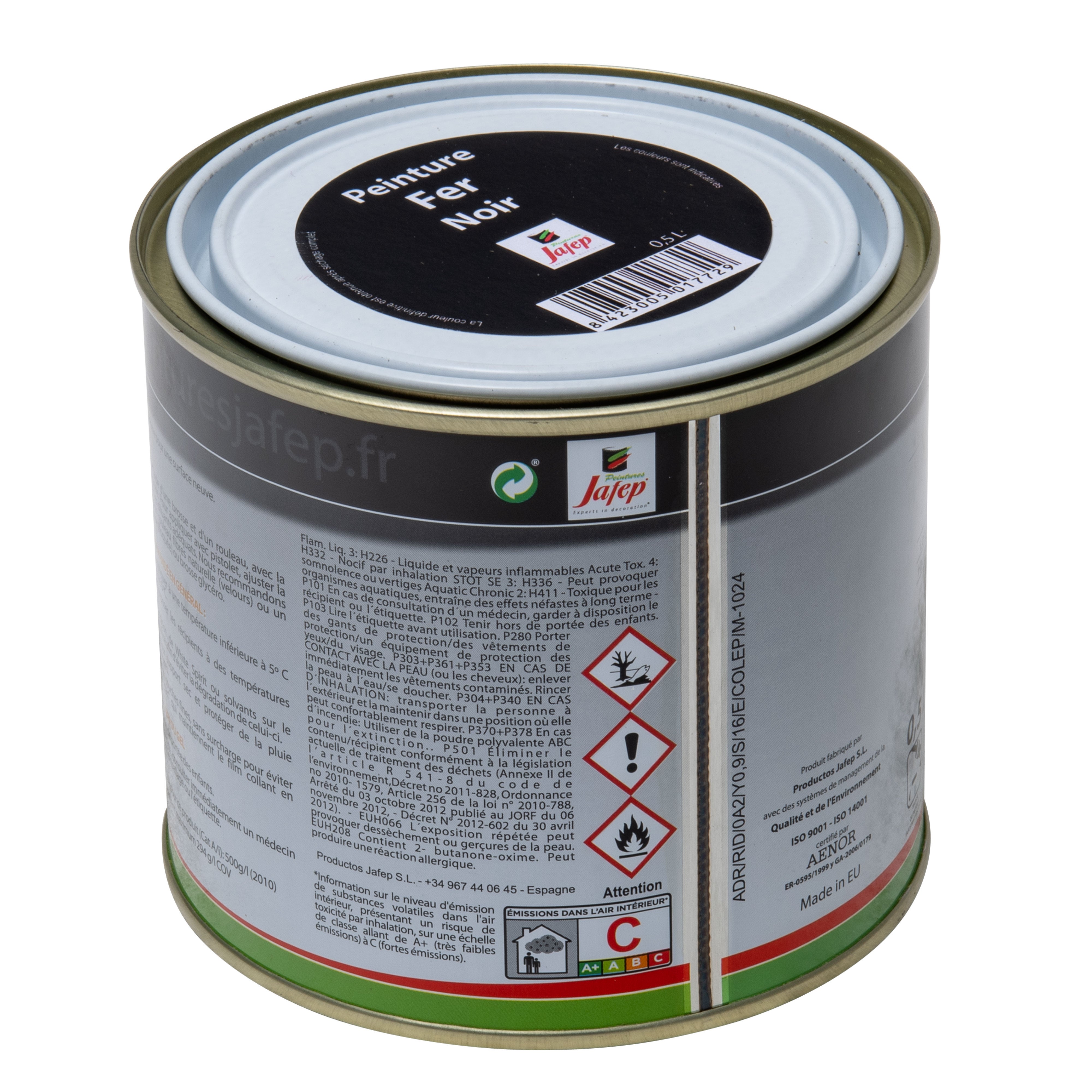 Vernice fer antiruggine nera 0,5l - 5