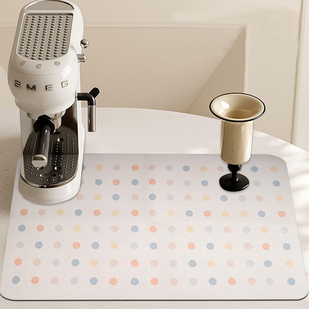 szt. mata do ekspresu do kawy, mata do suszenia naczyń 40x30 cm, antypoślizgowa mata do odsączania, chłonna mata do odsączania naczyń, mata ociekowa d