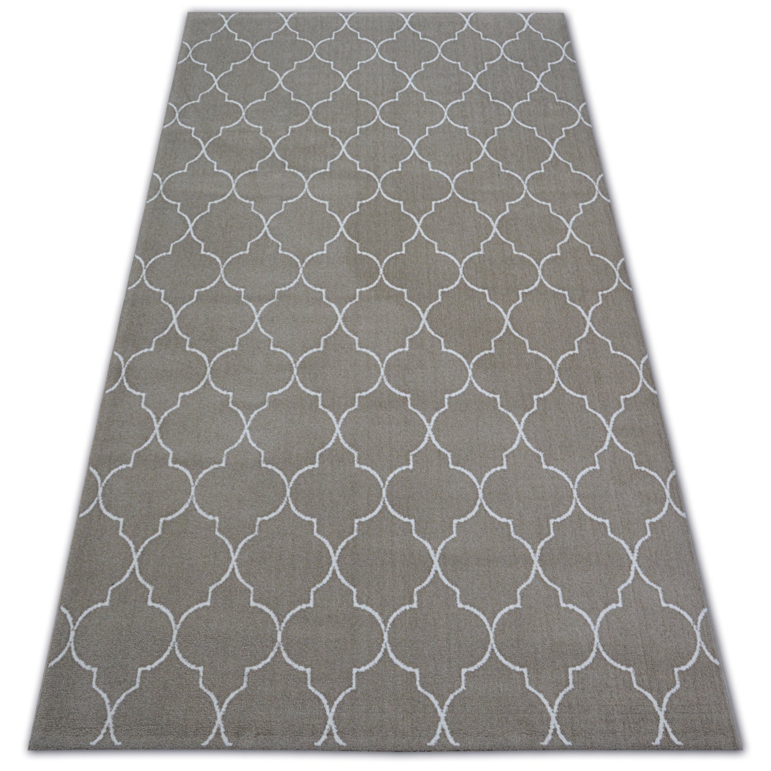 Dywan SENSE Micro 81220 KONICZYNA MAROKAŃSKA beż/biały TRELLIS 80x150 cm