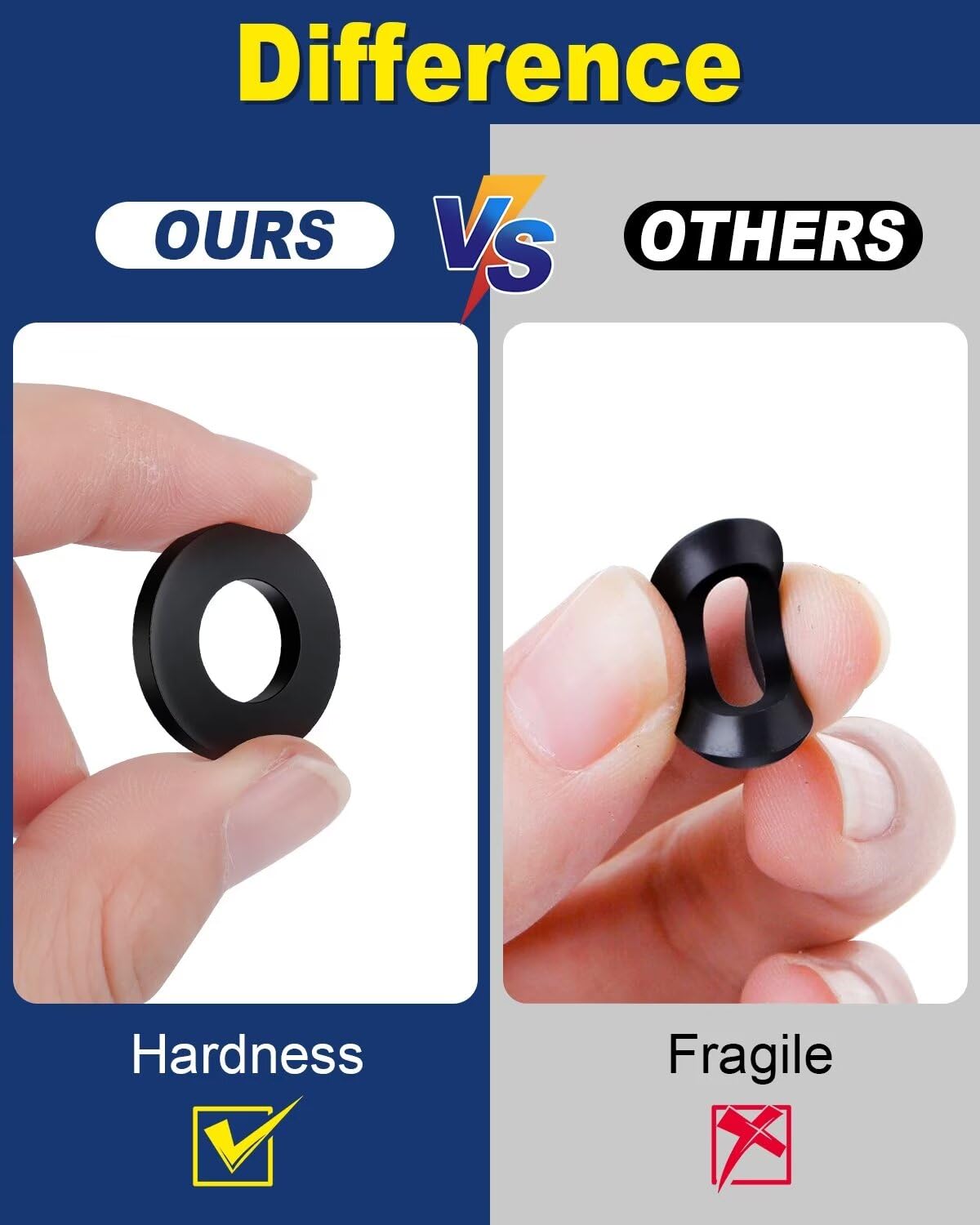 M2 M2.5 M3 M4 M5 M6 M8 Rondelle In Nylon Distanziali Isolanti In - Foto 8