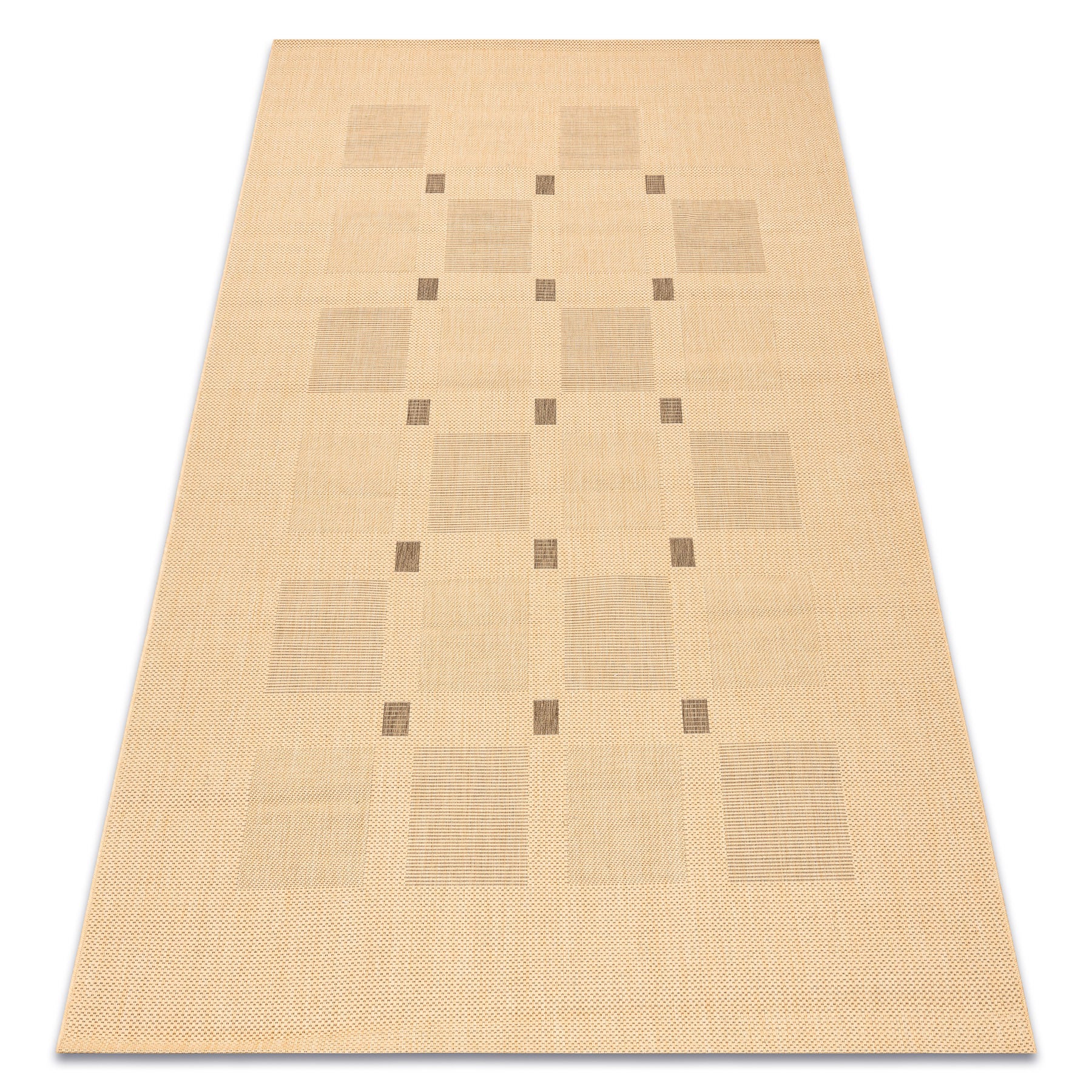 DYWAN SZNURKOWY SIZAL FLOORLUX 20079 mais / coffeee 120x170 cm