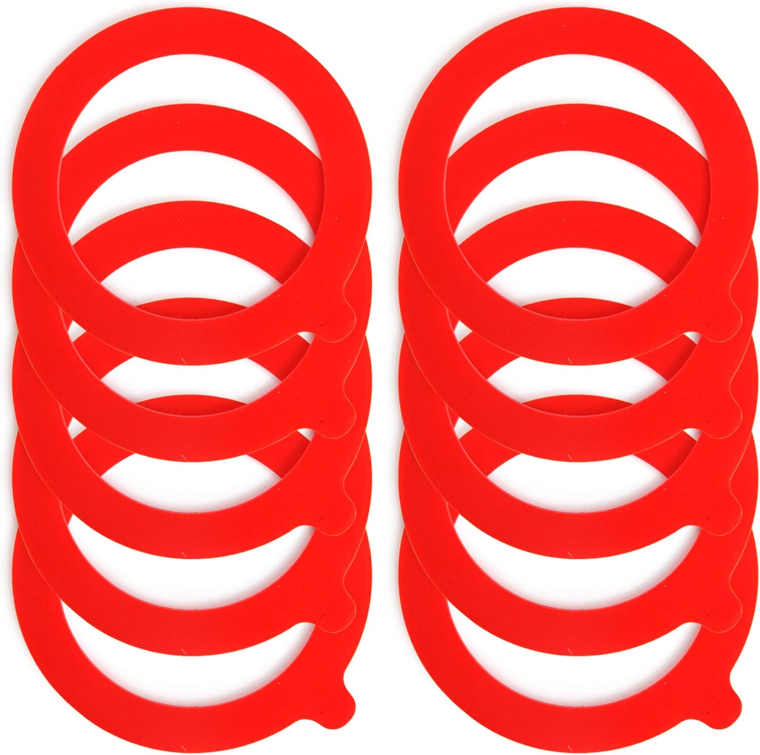 Sghtil Lot De 10 Joints D'étanchéité En Caoutchouc De Rechange En Silicone Pour Joints D'étanchéité Hermétiques 6,9 Cm