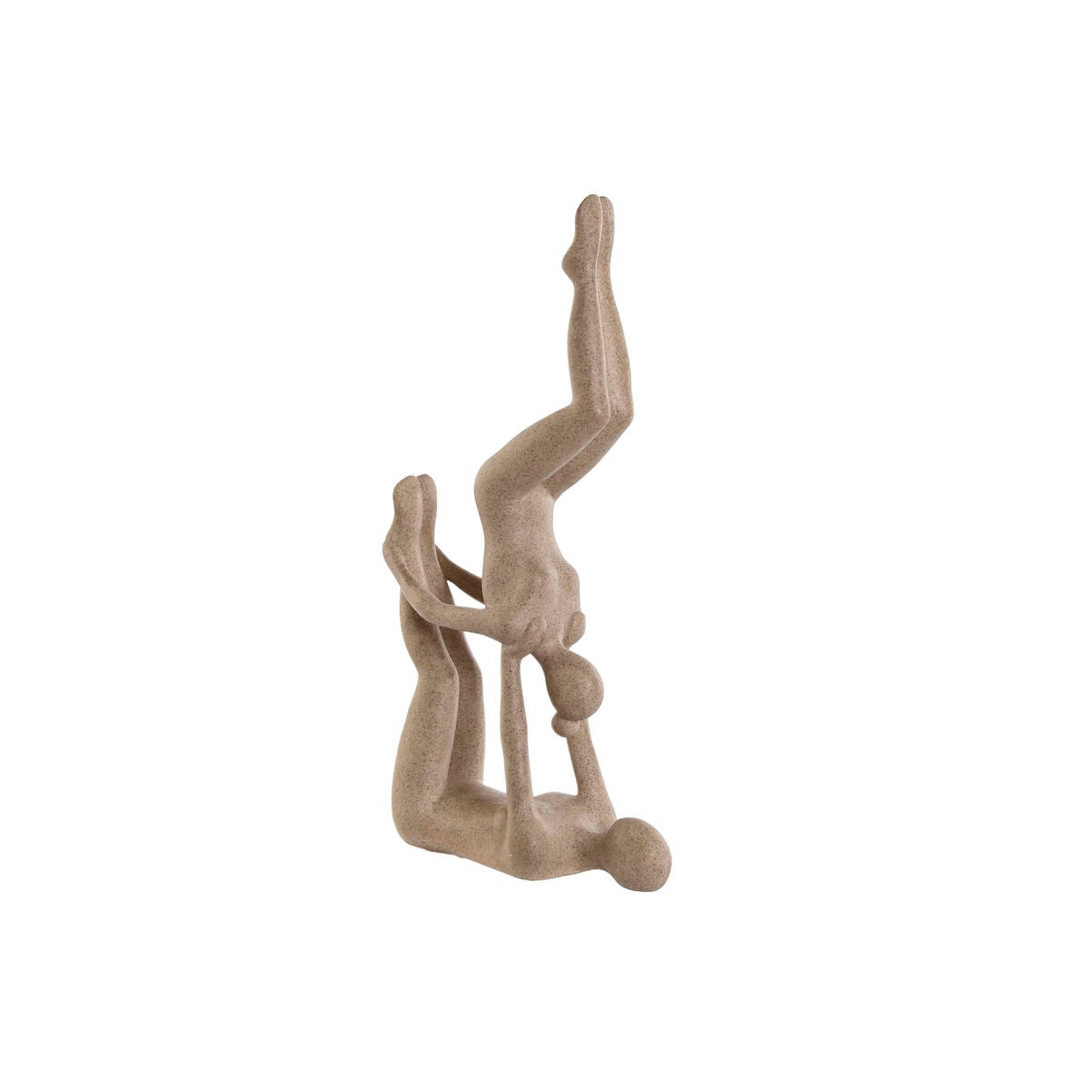 Figura decorativa home esprit beige yoga 21,4 x 8,8 x 40 cm