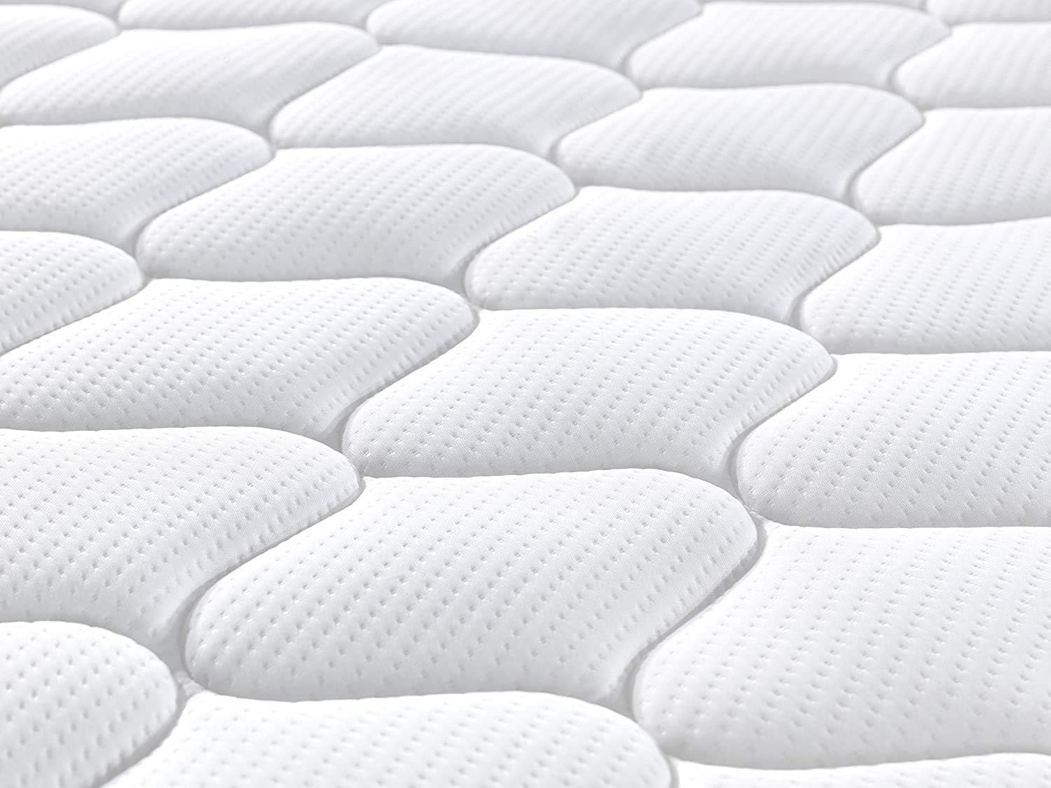 DEWINNER Matelas à ressorts 140 x 200 cm, 20 cm d'épaisseur, 7 zones ergonomiques - 6