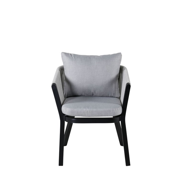 Virya Krzesło ogrodowe czarny.