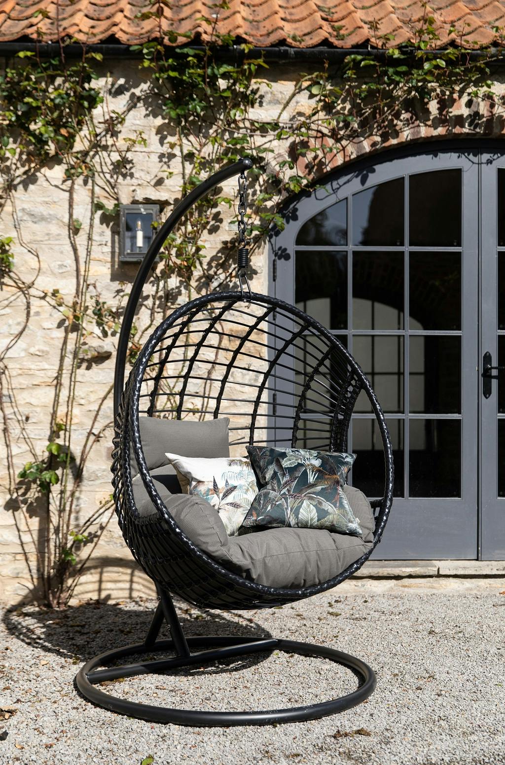 Fauteuil suspendu résine noire SOUTH BEACH - 7