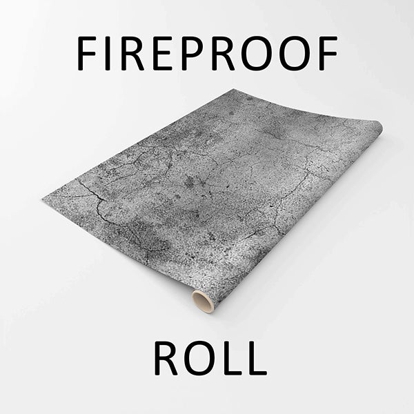 Paraschizzi Adesivo in Vinile Ignifugo Cemento 260x60 - 6