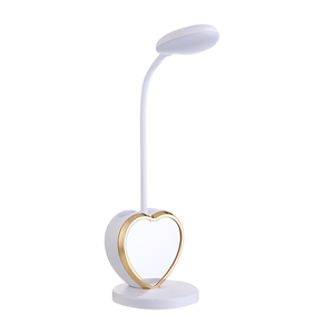 Lampada Da Tavolo LED Ricaricabile Con Portapenne E Supporto Cellulare, Collo Di Cigno Flessibile, 3 Temperature Colore E Dimmer, Luce Da Scrivania Per Ufficio E Studio