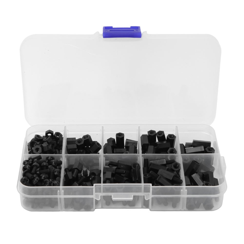 300 piezas de tuerca de separación de nailon FFFM M3 para múltiples ...