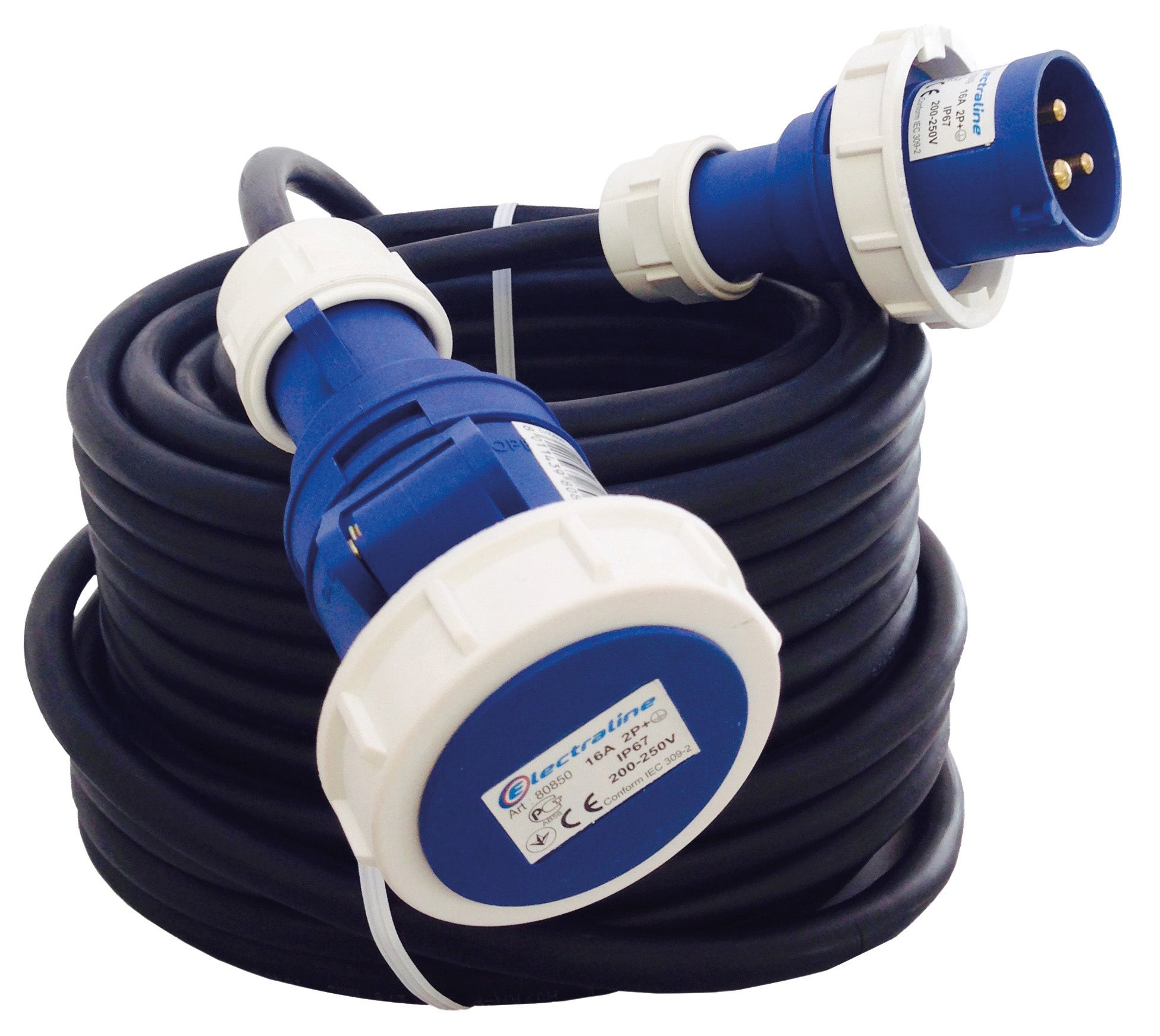 RALLONGE INDUSTRIELLE 20 M CÂBLE IP67 3X2,5 220V | Leroy Merlin