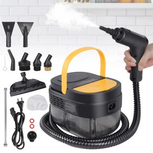 Pulitore A Vapore Portatile Avilia 1050W | 7 Accessori, Serbatoio 350 Ml, Vapore A 100°C Per Igienizzare Senza Chimici