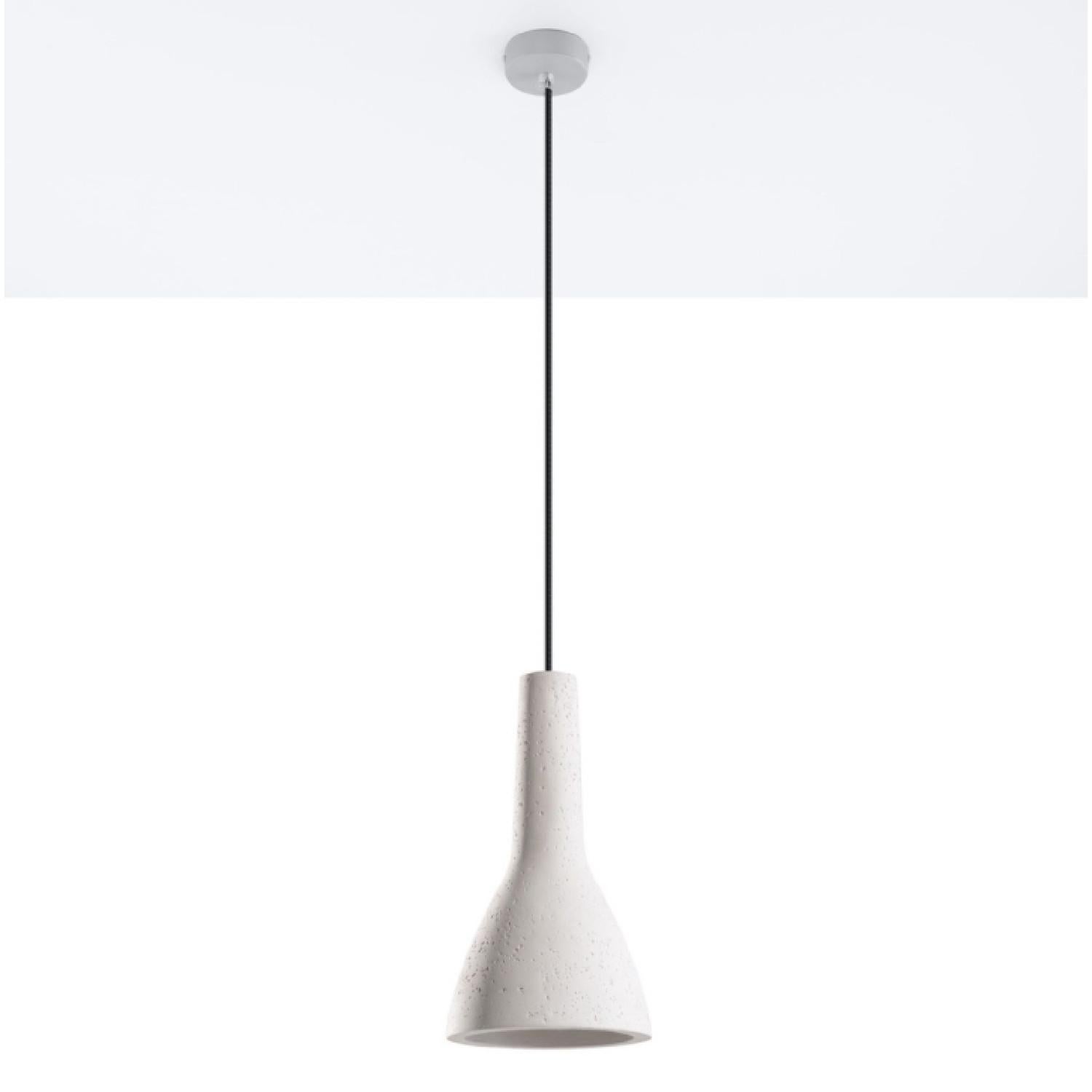 Lampa sufitowa wisząca Empoli szara 1xE27x60W wym: 100 x 17 x 17 cm beton architektoniczny Sollux Lighting
