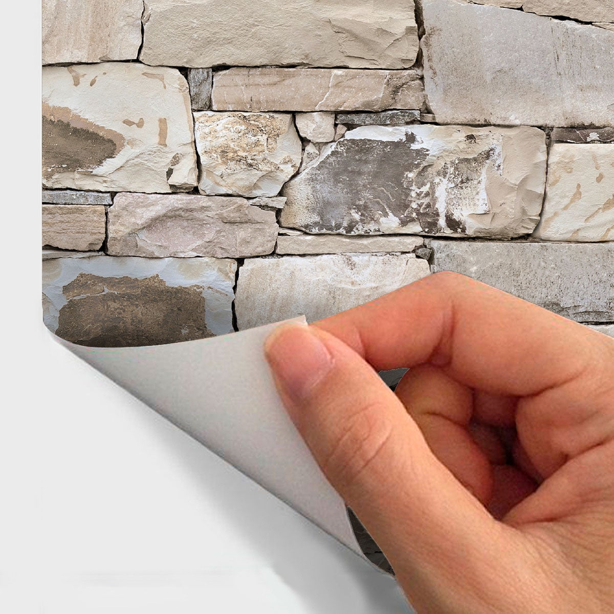 Adesivi pietra di Sarthe - Sticker adesivo - adesivi murali - 40x40cm - 4